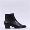 Regarde Le Ciel Lori Low Heel Ankle Boot - Black Leather